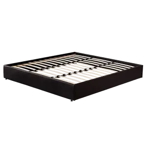 PU Leather King Bed Ensemble Frame