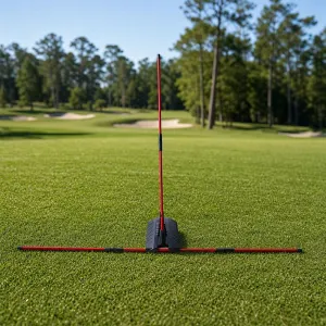 Portable Golf Swing Trainer Multi Functional Training Aid for Swing Practice Tempo and Strength Improvement