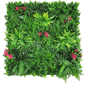 Flowering Lilac Vertical Garden / Green Wall UV Resistant 100cm X 100cm Panel