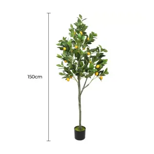 Artificial Lemon Tree (Potted) with Lemons 150cm