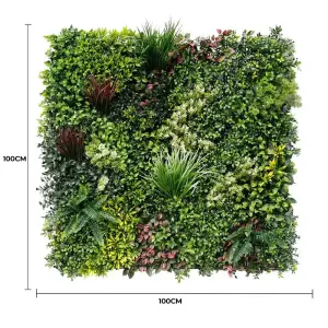 Luxury Evergreen Rainforest Recycled Vertical Garden / Green Wall UV Resistant Sample