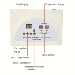 Far Infrared Sauna Blanket For Slimming & Detox(White)