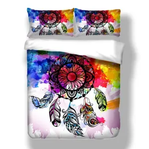 Colorful Dreamcatcher Estelle Ivy Quilt / Doona / Duvet Cover set