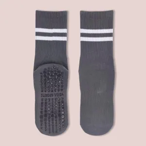 3-Pack Anti-Slip Yoga Socks - Grippy Non-Slip Pilates Dance Fitness Socks for Women