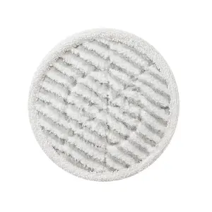 Style 4 Shark Steam Dual-Head Mop Replacement Pads 8 Pack – 7.5 Inch Reusable Round Microfiber Scrubbing Pads Compatible with Shark S7000, S7201, S8001, S8201, S7001, S7000AMZ, S7001TGT, S7005, S7020