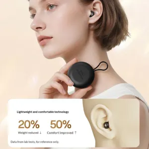 Black 3-in-1 Focus & Productivity Set: Magnetic Mechanical Timer, Noise-Reducing Earplugs & Rechargeable Clip-On LED Reading Light
