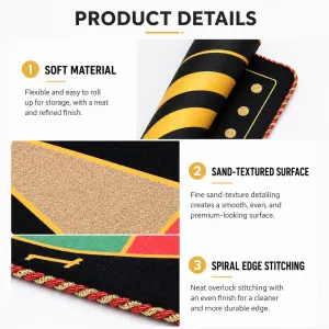 17 Inch Magnetic Dart Board Set –  50 x 42  cm, 3 mm Thick Target with 6 Darts, Compact Indoor Family Game for Home, Parties and Travel