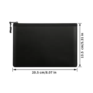 Waterproof & Heat Resistant Silicone Fiberglass Storage Pouch and Money Bag for Passport Card and Valuables