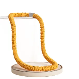 Soft Weighted Hula Hoop - 1.4kg Knitted Spring Exercise Hoop for Waist Training - Quiet Home Fitness Equipment, Flexible Spring Core with Polyester Cover