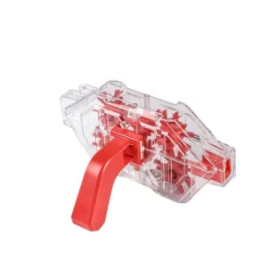 Transparent Bicycle Chain Cleaner - Immersion Style Bike Chain Scrubber with 360-Degree Brushes - Visual Cleaning Tool for Road & Mountain Bikes - Easy Maintenance Accessory