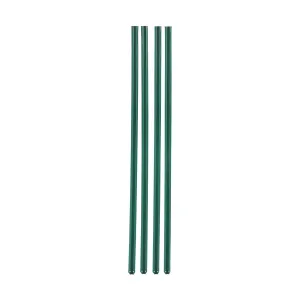 Bottom Locking Privacy Slats, Single-Wall Vertical Bottom-Locking Slats for Chain-Link Fence, High-Density HDPE Chain Link Slats Ideally Fit 1.5 m High Fence for Garden Farm Sports Field(Green)