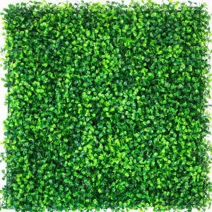 Artificial Boxwood Panels, 14 PCS50.8x50.8cmBoxwood Hedge Wall Panels, PE Artificial Grass Backdrop Wall 4 cm , Privacy Hedge Screen for Decoration of Outdoor, Indoor, Garden, Fence, and Backyar