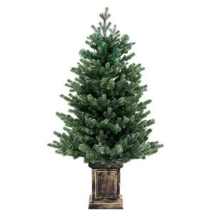 Jingle Jollys Christmas Tree 1.2M LED Potted Xmas Tree Party Decor 8 Light Modes