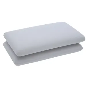 ROOMSENSE Cooling Memory Foam Pillows for Sleeping, Anti-Clumping Solid Core Bed Pillows for Hot Sleepers, Supportive Side Sleeper Pillow, Washable Cover Queen Size Set of 2, 70x40x10cm
