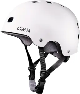 OutdoorMaster Skateboard Bike Helmet for Adults &Youth - Multi-Sport Certified Impact Resistant with 2 Removable Liners & Ventilation for Scooter, Skating-White-Small