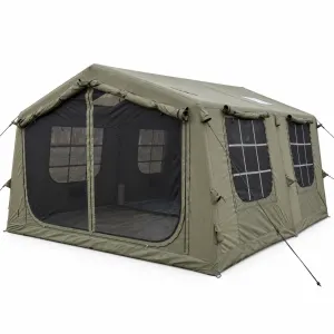 Weisshorn Inflatable Cabin Camping Tent Olive Green Mesh Entry 520x360cm