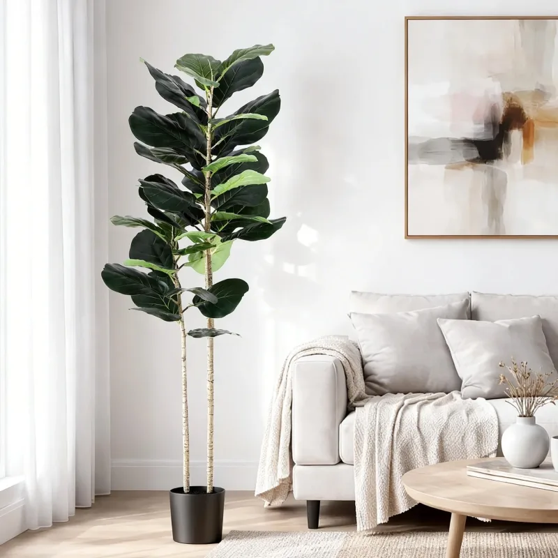 Artiss 150cm Artificial Fiddle Tree Faux Trees Indoor Decor Artificial Plants Lifelike Plant 1.5M Artiss 150cm Artificial Fiddle Tree Faux Trees Indoor Decor Artificial Plants Lifelike Plant 1.5M