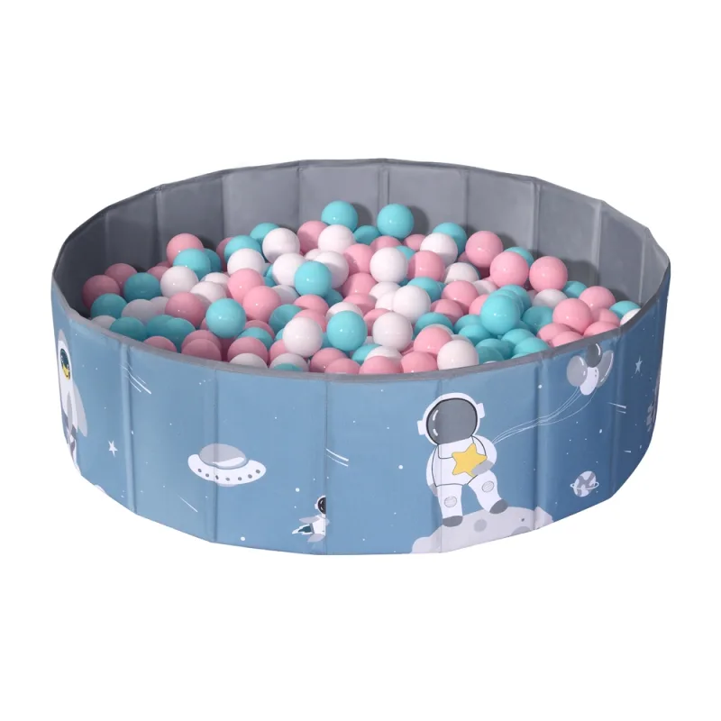 Keezi Kids Ball Pool Pit Toddler Play Foldable Child Playhouse Storage Bag Blue Keezi Kids Ball Pool Pit Toddler Play Foldable Child Playhouse Storage Bag Blue