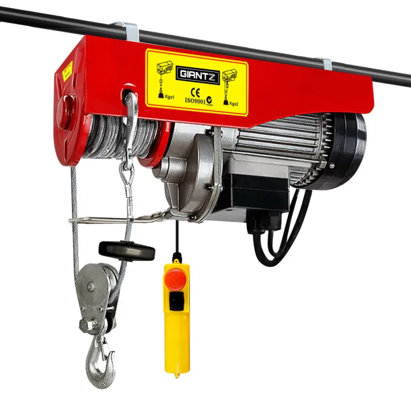Giantz Electric Hoist Winch 125/250KG Cable 18M Rope Tool Remote Chain Lifting Giantz Electric Hoist Winch 125/250KG Cable 18M Rope Tool Remote Chain Lifting