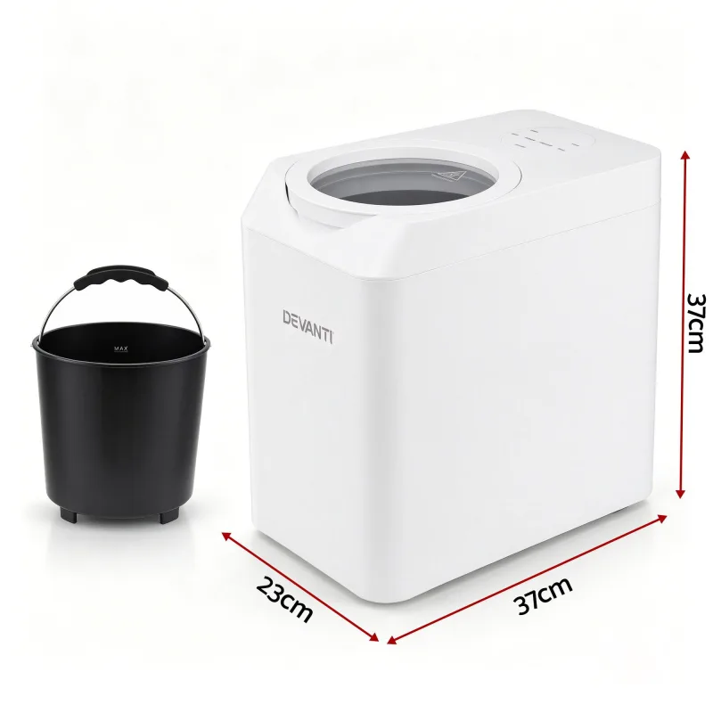 Devanti 4.5L Electric Composter Smart Compost Bin Kitchen Food Waste Recycler