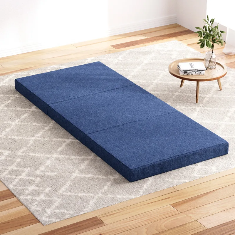 Giselle Bedding Foldable Mattress Folding Foam Single – Blue
