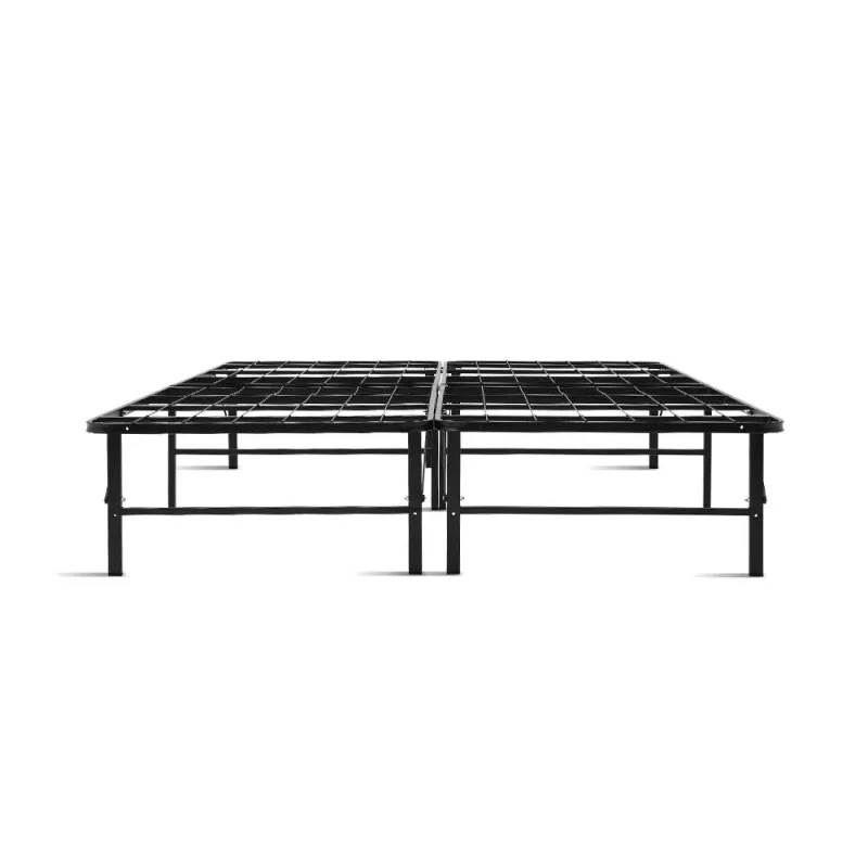 Artiss Folding Bed Frame Metal Base – Queen