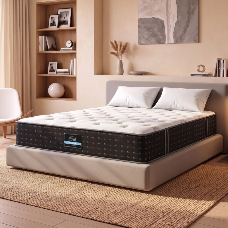 Giselle Queen Reversible Spring Mattress Cashmere Cover Gel Foam Firm 35cm Giselle Queen Reversible Spring Mattress Cashmere Cover Gel Foam Firm 35cm