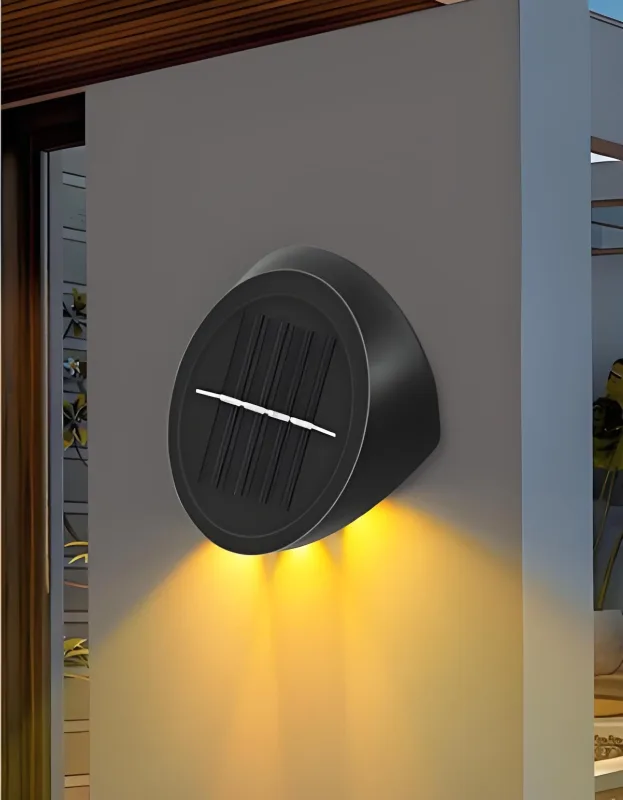 Solar Outdoor Wall Lights (2-Pack): IP44 Waterproof LED Sconces for Garden, Patio & Pathway Lighting(Warm light) Solar Outdoor Wall Lights (2-Pack): IP44 Waterproof LED Sconces for Garden, Patio & Pathway Lighting(Warm light)
