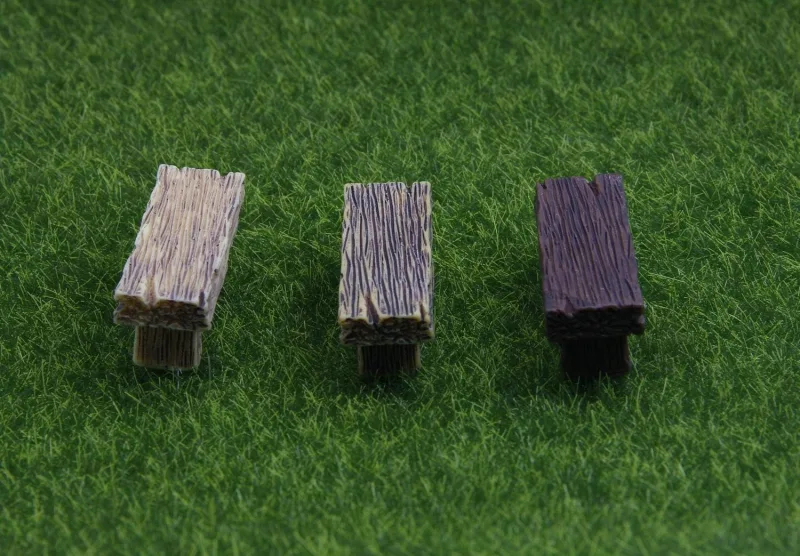 3Pcs Mini Resin Bench Miniature Fairy Garden Bench Dollhouse Accessories Statue DIY Decor Gift