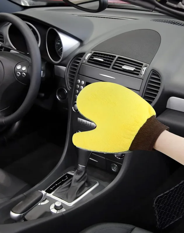 4 Pack Painter’s Gloves, Soft Microfiber Terry Mitts for Cleaning, Dusting, and Painting