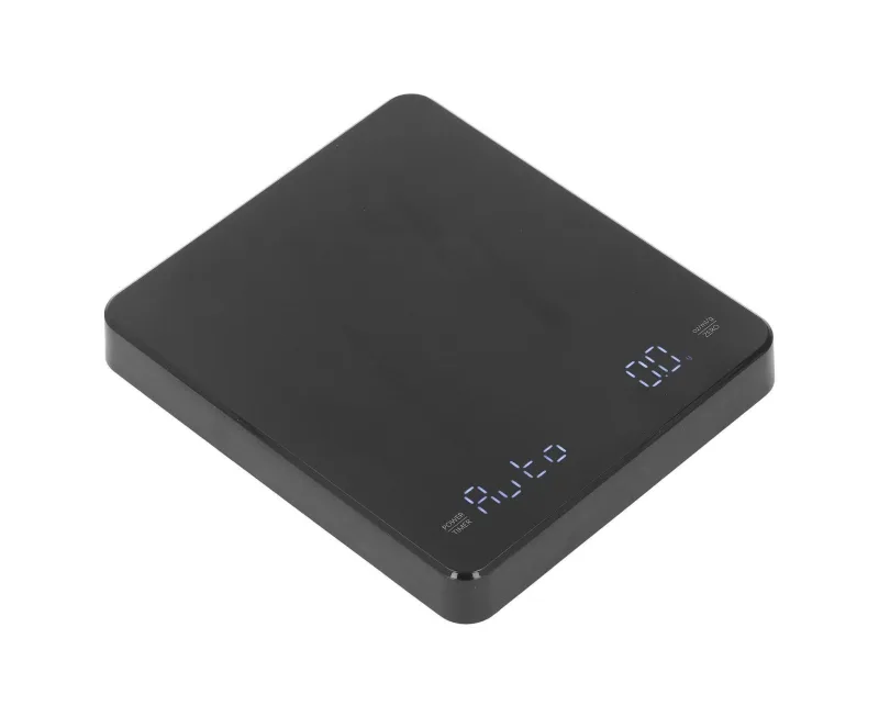 3kg/0.1g Digital Coffee Scale with Timer LED Invisible Screen Coffee Electronic Scale USB Charging Matte Black
