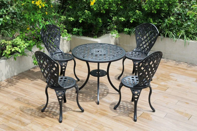 Remy Aluminium 5 Piece Setting – Black
