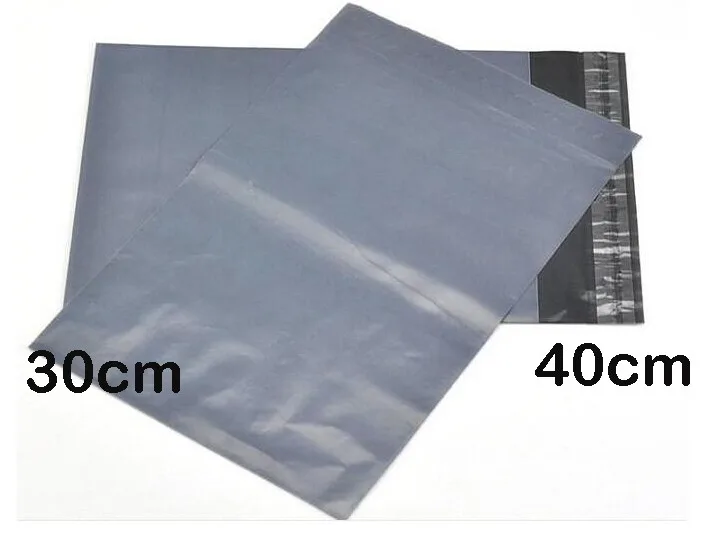 100 Bulk Buuy Pack – 400×300 mm GREY PLASTIC MAILING SATCHEL COURIER BAG POLY POSTAGE SHIPPING POST SELF SEAL