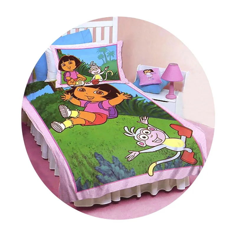 Disney Dora The Explorer Licensed Quilt Cover Set Friends Double Disney Dora The Explorer Licensed Quilt Cover Set Friends Double