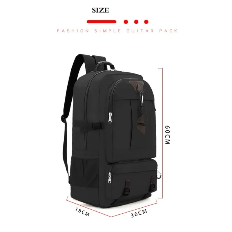 60L Travel Boarding Backpack Outdoor Trekking Luggage Hiking Camping Rucksack Large Capacity Storage Backpack – Khaki