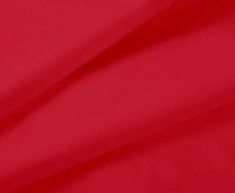 1000TC Ultra Soft Single Size Bed Red Flat & Fitted Sheet Set