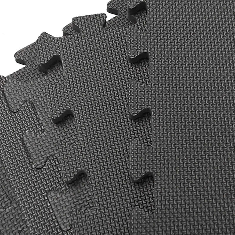 4 Tiles EVA Interlocking Gym Floor Mats – Home Fitness Puzzle Exercise Mat Set