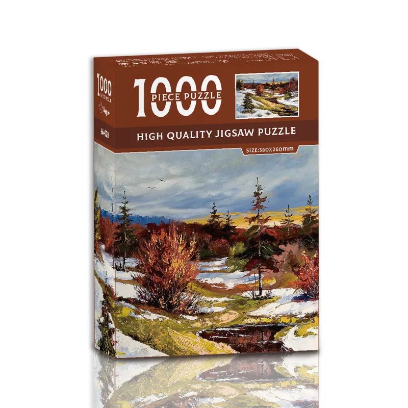 1000-Piece High-Quality Jigsaw Puzzle - Snow Mangrove 1000-Piece High-Quality Jigsaw Puzzle - Snow Mangrove