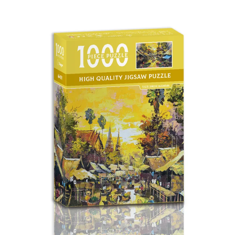1000-Piece High-Quality Jigsaw Puzzle - Spruce forest river 1000-Piece High-Quality Jigsaw Puzzle - Spruce forest river