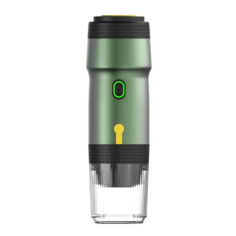 Portable Fully Automatic Espresso Coffee Machine – Universal 3-in-1 Capsule, Coffee Powder & Espresso Maker – Green