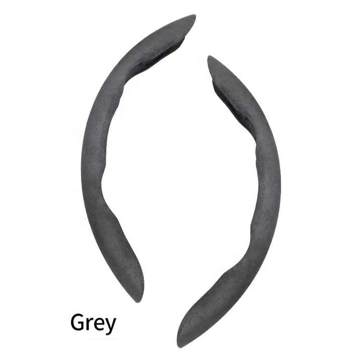 2 PCS Steering Wheel Cover - Soft and Comfortable, Fits 38cm Diameter Steering Wheels