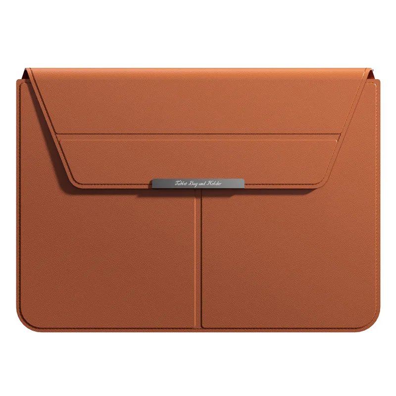 3-in-1 Detachable PU Leather Laptop Sleeve with Ergonomic Stand & Mouse Pad( 13/14 inch) – Black