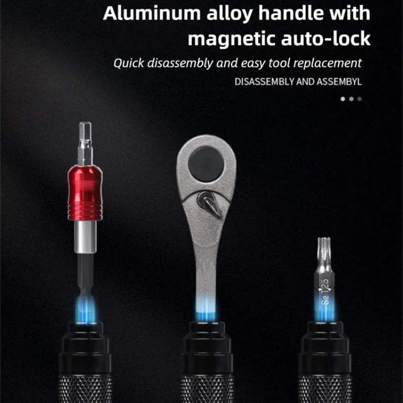 Compact Bicycle Ratchet Tool Kit With Tire Patch