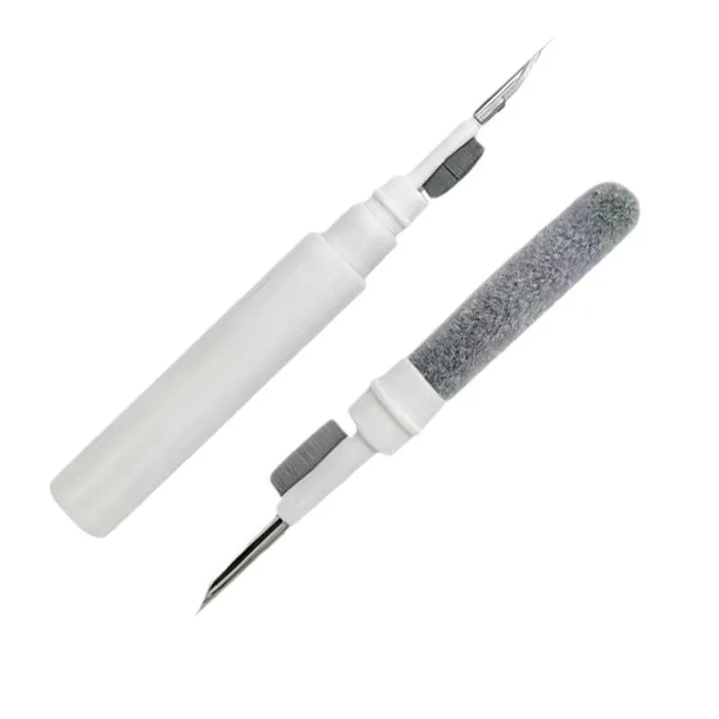 3-in-1 Bluetooth Earbuds Cleaning Pen (2-Pack) – Soft Brush & Metal Tip for Deep Crevice Cleaning – Black
