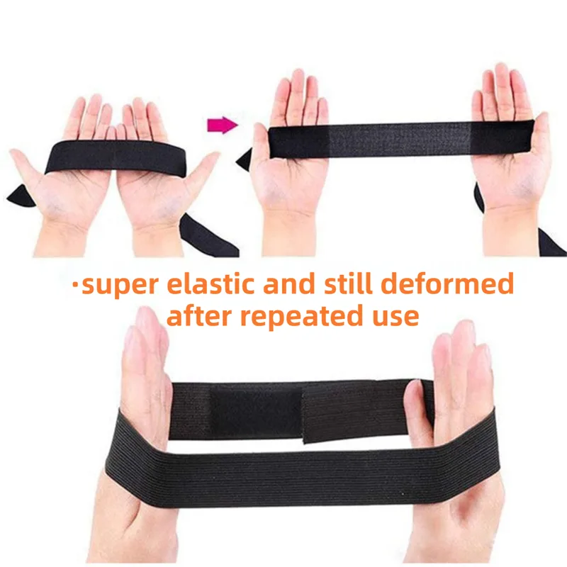 Adjustable Elastic Headband & Wig Grip Band – Comfortable and Seamless Edge Fixer for Wigs and Frontals (3-Pack Leopard Print)