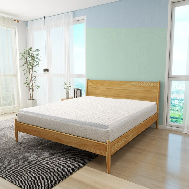 6cm Memory Foam Mattress Topper with Bamboo Cover – King