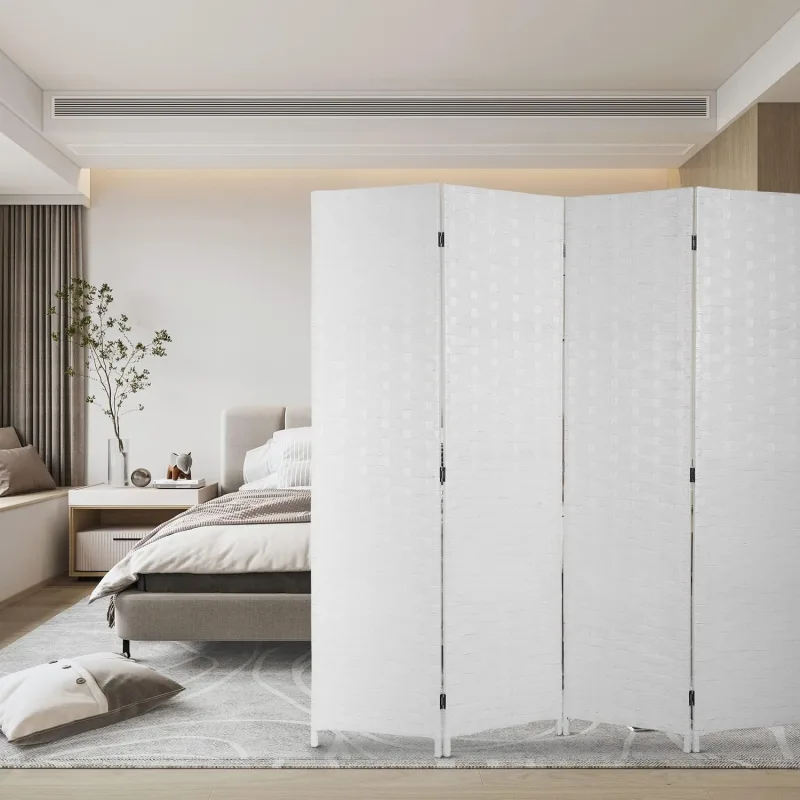 4-Panel Folding Room Divider – Privacy Screen Partition
