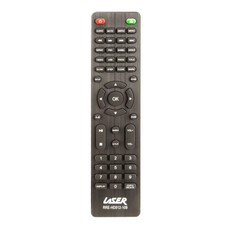Laser DVD Player Remote Large Button Black