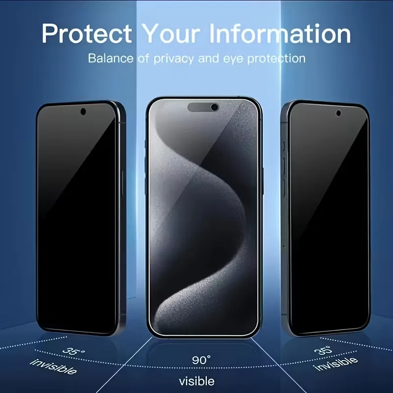 iPhone 13 pro – 4-pack Full-screen Privacy Steel-Clad Glass Film