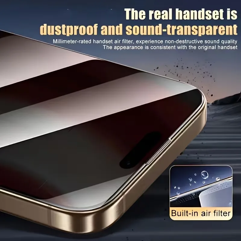 iPhone 13 pro – 4-pack Full-screen Privacy Steel-Clad Glass Film